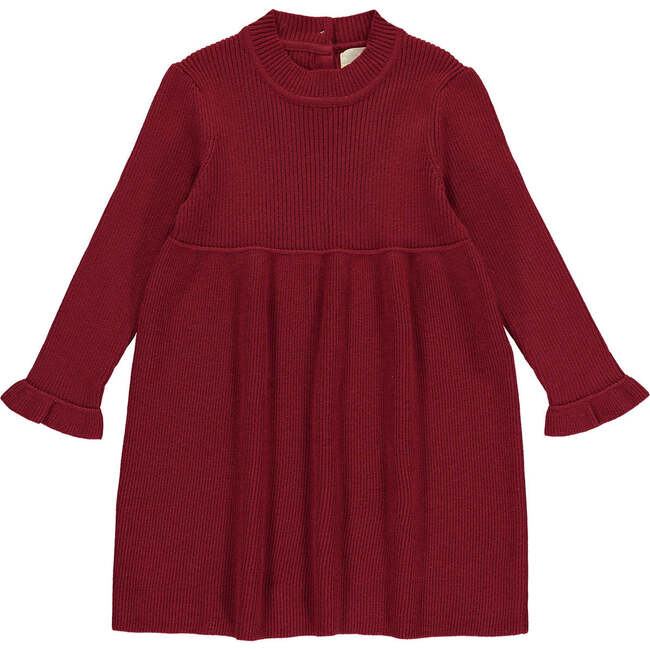 Sonya Long Sleeve Dress, Red