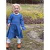 Shiloh Long Sleeve Dress, Blue - Dresses - 2
