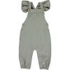 Eloise Ruffle Shoulder Strap Overall, Gold - Overalls - 1 - thumbnail