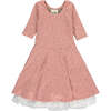 Annie Ruffle Reversible Dress, Ivory & Pink - Dresses - 1 - thumbnail