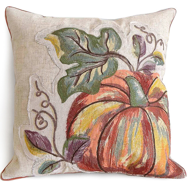 Watercolor Pumpkin Pillow