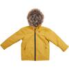 Summit Coat in Honey with Removable Faux Fur Trim - Parkas - 2