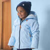 Summit Coat in Sky Blue with Removable Faux Fur Trim - Parkas - 3