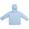 Summit Coat in Sky Blue with Removable Faux Fur Trim - Parkas - 5