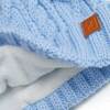 Classic Cable Knit Hat, Sky Blue - Hats - 3