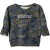 My Dad Is Rad Embroidered Sweatshirt, Camo - Sweatshirts - 1 - thumbnail