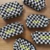 Women's Embroidered MAMA Pouch, Black/White - Bags - 2