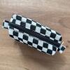 Women's Embroidered MAMA Pouch, Black/White - Bags - 3
