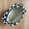 Women's Embroidered MAMA Pouch, Black/White - Bags - 4