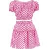 St. Tropez Polka Dot Ruffle Outfit, Pink - Mixed Apparel Set - 3