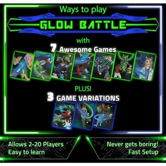 Glow Battle - Family Pack - Games - 4