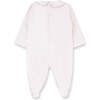 Hand Smocked Pima Footie, Pink - Footie Pajamas - 2
