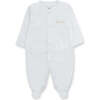 Hello World Hunny Pima Footie, White - Footie Pajamas - 1 - thumbnail