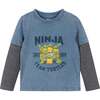 TMNT® X Andy & Evan® 1984 Ninja Tee, Blue - T-Shirts - 1 - thumbnail