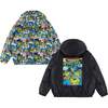 TMNT® X Andy & Evan® Comic Book Print Reversible Puffer Jacket, Black - Jackets - 2