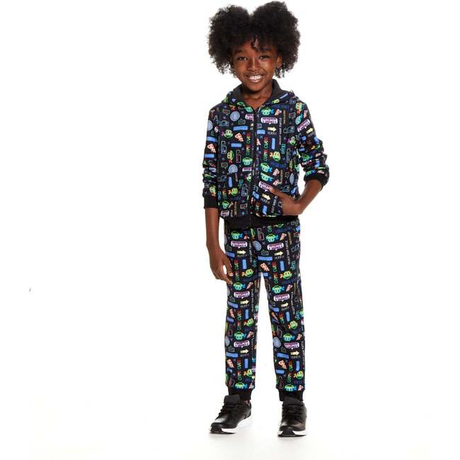 TMNT® X Andy & Evan® Reversible Gamer Hoodie Set, Black - Mixed Apparel Set - 3