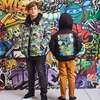 TMNT® X Andy & Evan® Comic Book Print Reversible Puffer Jacket, Black - Jackets - 3