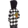 TMNT® X Andy & Evan® Buffalo Check Shacket, Black & Grey - Shirts - 3