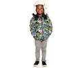 TMNT® X Andy & Evan® Comic Book Print Reversible Puffer Jacket, Black - Jackets - 4