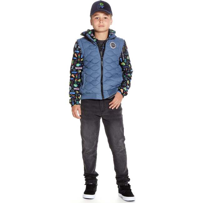 TMNT® X Andy & Evan® Two-Fer Gamer Bomber, Blue - Jackets - 4