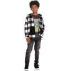 TMNT® X Andy & Evan® Buffalo Check Shacket, Black & Grey - Shirts - 7