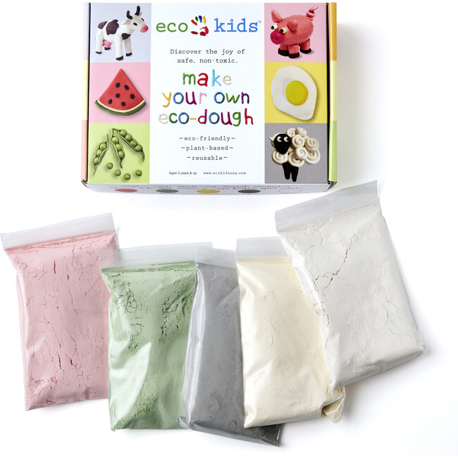 eco dough make your own with wooden tools bundle