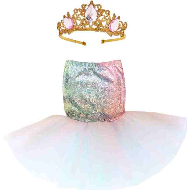 Mermaid Tail/Skirt & Crown Set, Unicorn