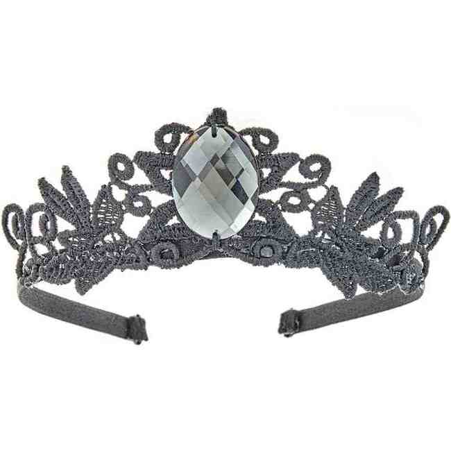 Mermaid Tail/Skirt & Crown Set, Black - Costumes - 4