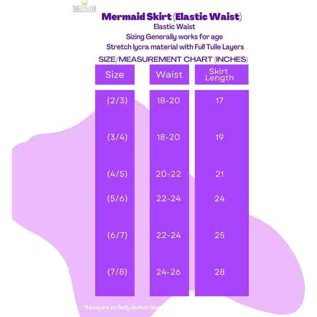 Mermaid Tail/Skirt & Crown Set, Purple - Costumes - 5