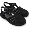 Women's Mel Possession Velvet, Black Flocked - Sandals - 1 - thumbnail