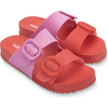 Women's Melissa Cozy Slide, Red/Pink - Sandals - 1 - thumbnail