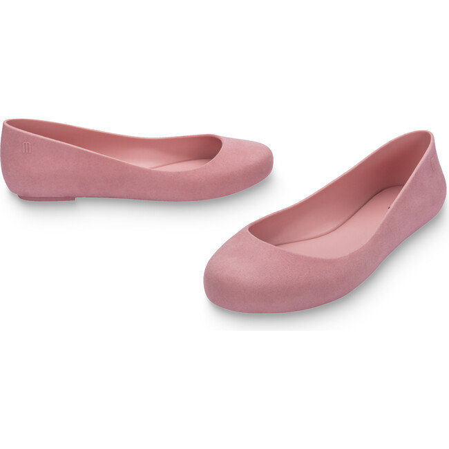 Women's Mel Sweet Lv Bsc Velvet, Pink Flocked - Flats - 4