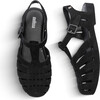 Women's Mel Possession Velvet, Black Flocked - Sandals - 5