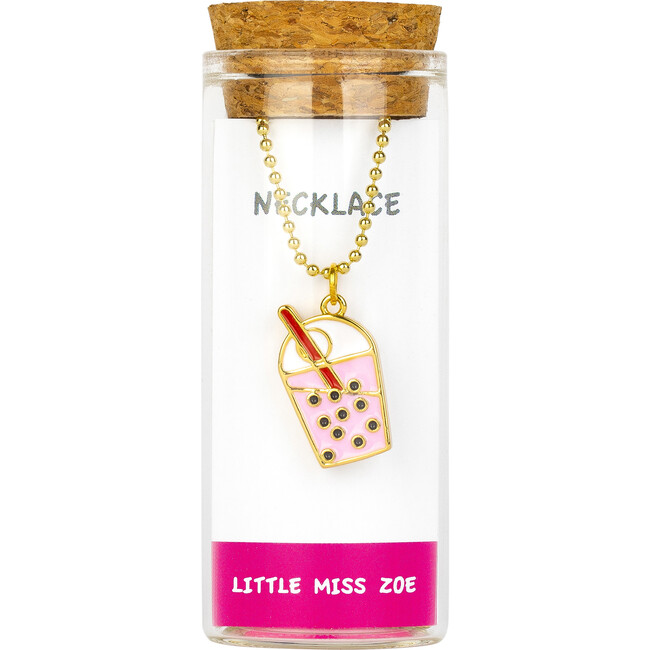 Charming Necklace In A Bottle, Bobba Drink