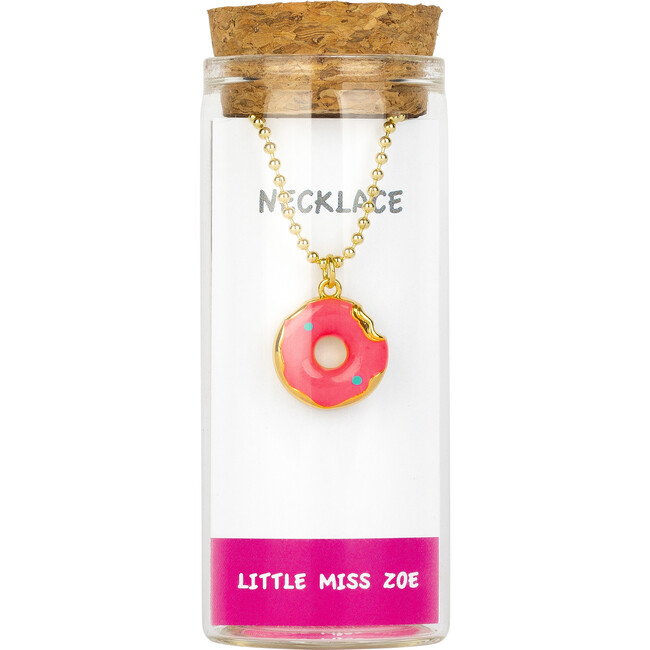 Charming Necklace In A Bottle, Donut