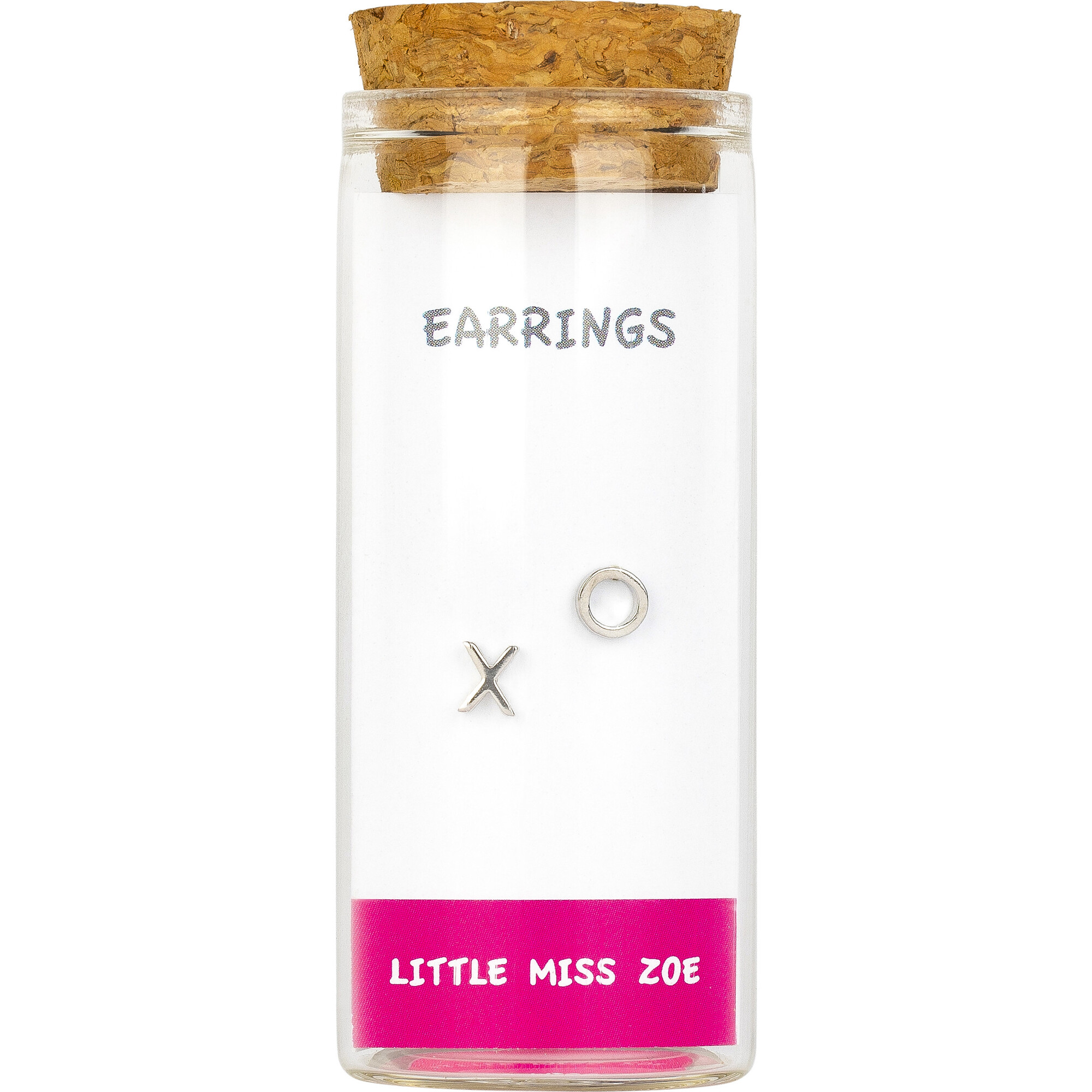 Stud Earrings In A Bottle, X/O - Earrings - 1