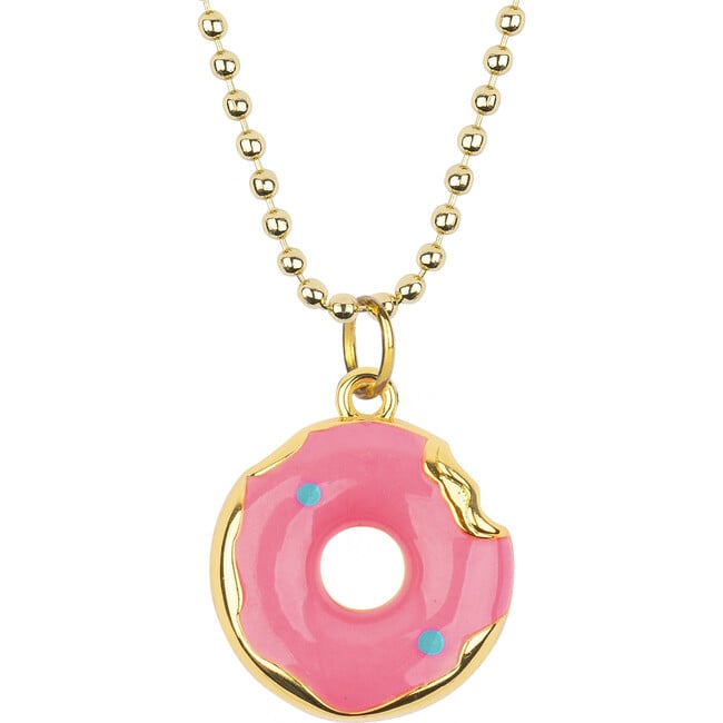 Charming Necklace In A Bottle, Donut - Necklaces - 2