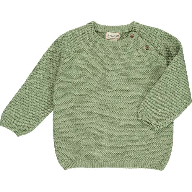 Roan Raglan Sleeve Sweater, Green