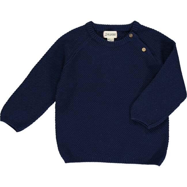 Roan Raglan Sleeve Sweater, Navy