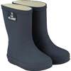 Puddle Leather Rainboots, Navy - Rain Boots - 1 - thumbnail