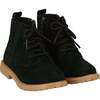 Rumble Zipped Lace-Up Suede Boots, Black - Boots - 1 - thumbnail