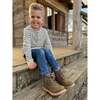 Rumble Zipped Lace-Up Suede Boots, Green - Boots - 2