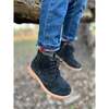 Rumble Zipped Lace-Up Suede Boots, Black - Boots - 2