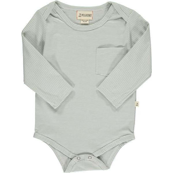 Tellico Long Sleeve Micro-Striped Onesies, Multicolors (Pack Of 3) - Onesies - 3