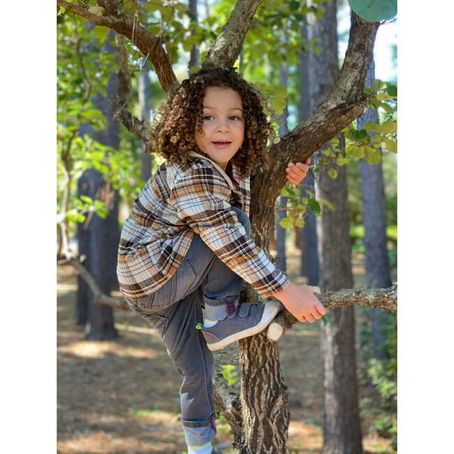 Wellford Lumberjack Plaid Shacket, Brown And Cream - Shirts - 4