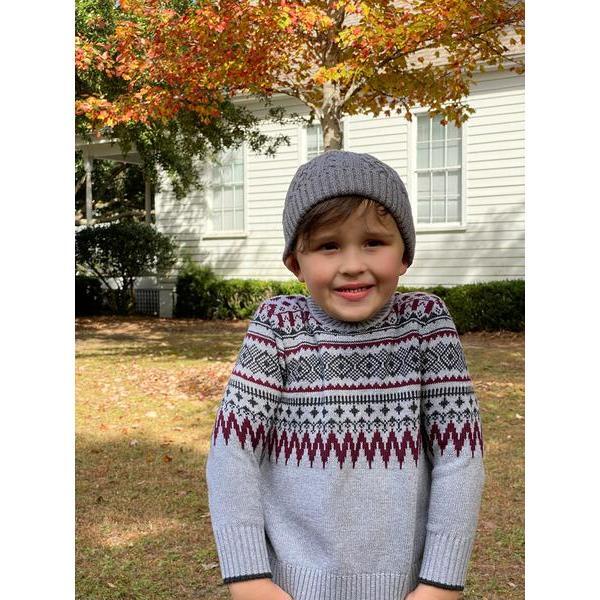 Arcadia Cable-Knit Beanie, Grey - Hats - 2