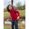 Archie Snug-Fit Knit Sweater, Red - Sweaters - 2
