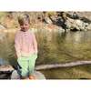 Adams Striped Henley Tee, Pumpkin And White - T-Shirts - 3