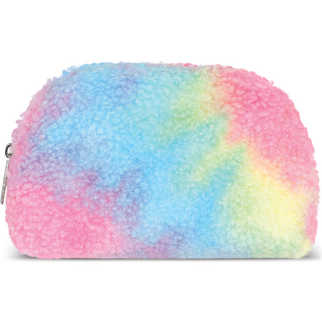 Sherpa Oval Cosmetic Bag, Rainbow - Bags - 1