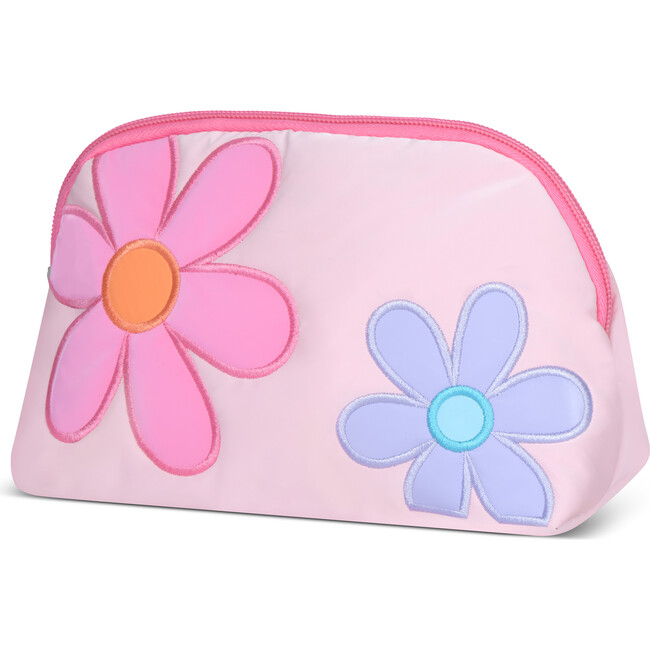 Pretty Petals Oval Cosmetic Bag, Pink